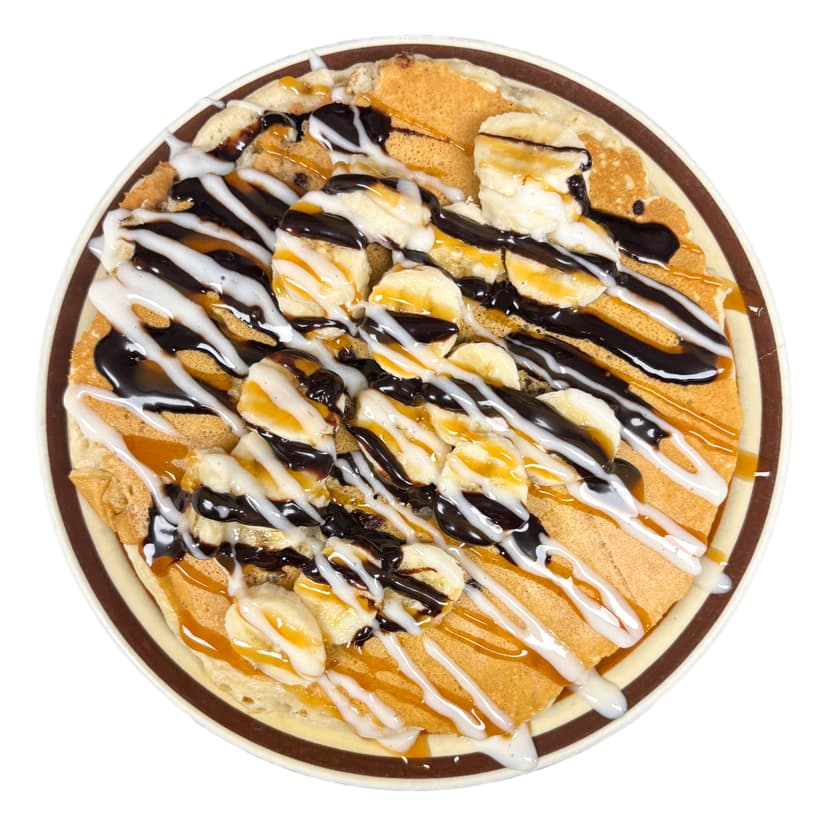 Delicious Chunky Monkey Pancakes - Fresh breakfast and lunch made daily at KP's Restaurant